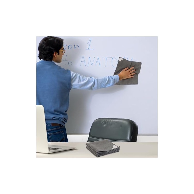2 Pack Magnetic Microfiber Whiteboard Eraser Dry Erase Cloth Cleaning