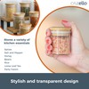 Crutello 20 Pack 2.5 Oz Mini Spice Jars with Bamboo