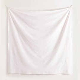 Popular Handicrafts Blank Tapestry, Plain White Sublimation Printing Tapestry Wall Hanging Decorative Tapestry for Bedroom Living Room Dorm College 55x55 Inch (140cm x 140cm) White