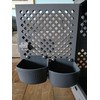 Pit-Bowl Ultra Durable XLarge Dog Crate Water Bowl with Built-in