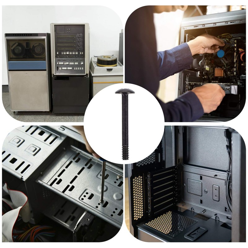 Scicalife 50pcs Computer Case Fan Screws - 30mm Reducing Vibration