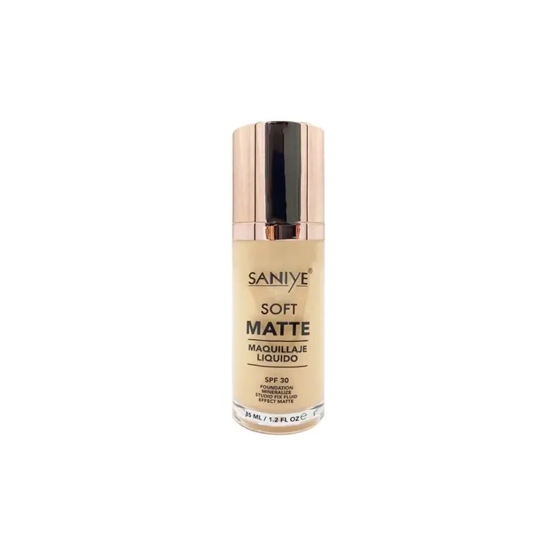 Set De Maquillaje : Base Liquida Soft Matte Spf 30