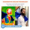 Ergodyne Chill Its 6602 Cooling Towel, Long Lasting Cooling Relief,Lime