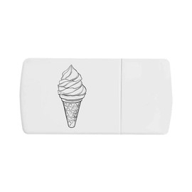 'Soft Serve Ice Cream' Pill Box with Tablet Splitter (PI00033870)