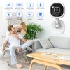 Smart Security Camera, 1080P Cameras with Night Vision, Real Time