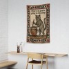 Weird Medieval Cat Tapestry Vintage Medieval Cat Aesthetic Wall Art