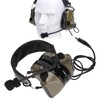 7.1mm Silicone Earmuffs Hearing Noise Reduction Walkie Talkies Headset U94