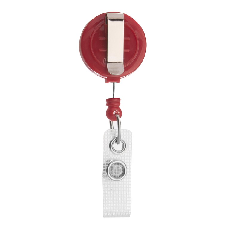 Karteo® ID Card Yo-Yo Red with Clip | ID Holder