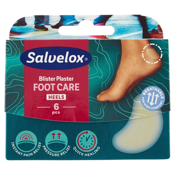 Salvelox Foot Care Aposit Talon Mediu ES, 6 Count