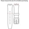 Rihahisy Silicone Rubber Watch Strap/Watch Band Replacement for Swatch (19mm,