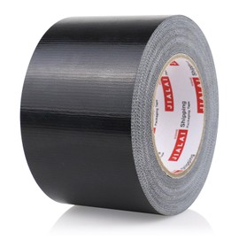 Wide Duct Tape, Industrial Grade 30Yards (90 ft) Wide Tape Duct 3 Inch, 9 Mil Heavy-Duty, Waterproof, Strong, Flexible, No Residue, for Crafts & Home Improvement (Black, 3'' x 90ft)