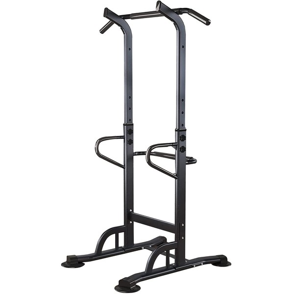 DlandHome Upgrade Multi-Function Power Tower Adjustable Height Pull Up and