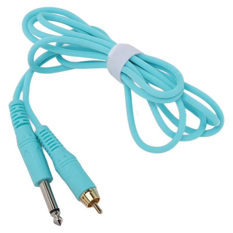 2m Length Tattoo Clip Cord RCA Interface Strong Conductivity Silicone