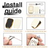 TOMALL for GMC Key Fob Cover with Keychain, 6 Buttons
