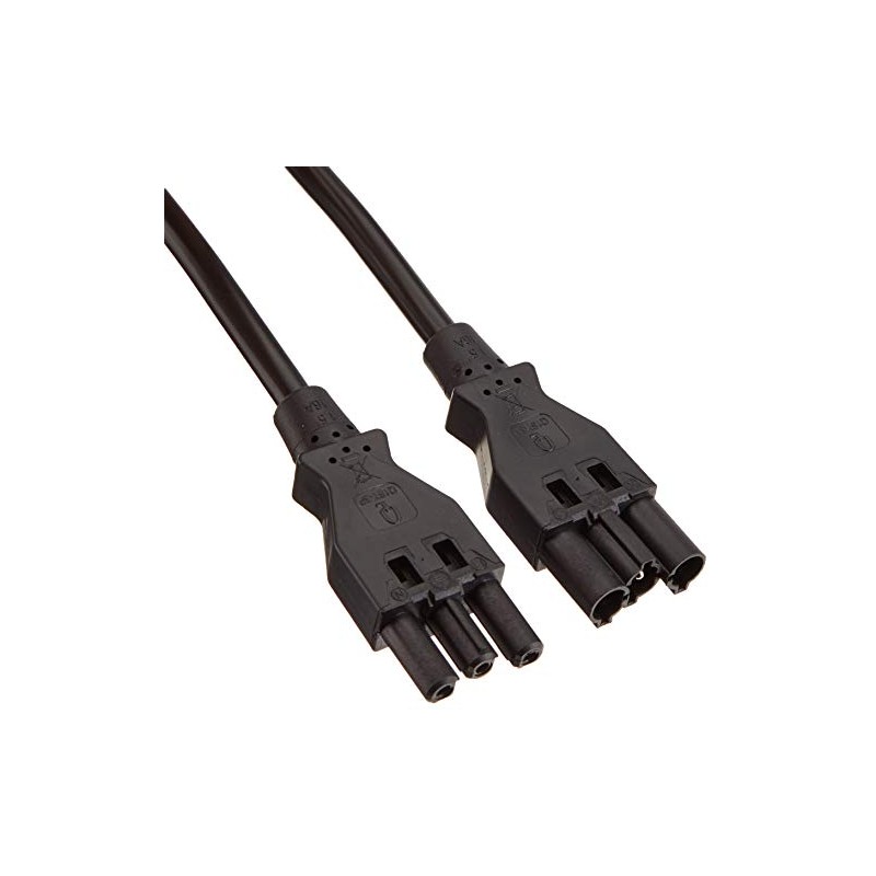 Qneqt Extension 0.5 m H05VV-F 3G1.5 Black