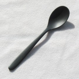 Nagao Festan Teaspoon, Black, 18-8 Stainless Steel, Made in Japan