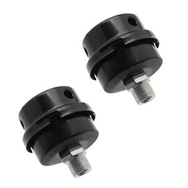 EMSea 2PCS Air Compressor Filter Strainer 16mm 3/8PT Metal Male Thread Air Compressor Intake Filter for Generators Exhaust Systems
