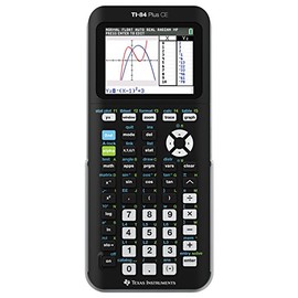 Texas Instruments TI-84 PLUS CE Graphing Calculator, Black (Frustration-Free Packaging) (84PLCE/PWB/2L1/A)