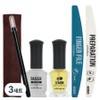 With Shan nail care 5-piece full set + pouch, ruby ​​pusher + eraser 15ml + preparation + premium finger file + treatment oil 15ml, 3 sets / 위드샨 네일케어 5종 풀세트+파우치 구성, 루비푸셔 + 이레이저 15ml + 프리퍼레이션 + 프리미엄핑거파일 + 트리트먼트오일 15ml, 3세트