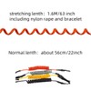 HerFarCai Surfboard Leash, Straight Surf Board Leg Rope with Wrist/Ankle