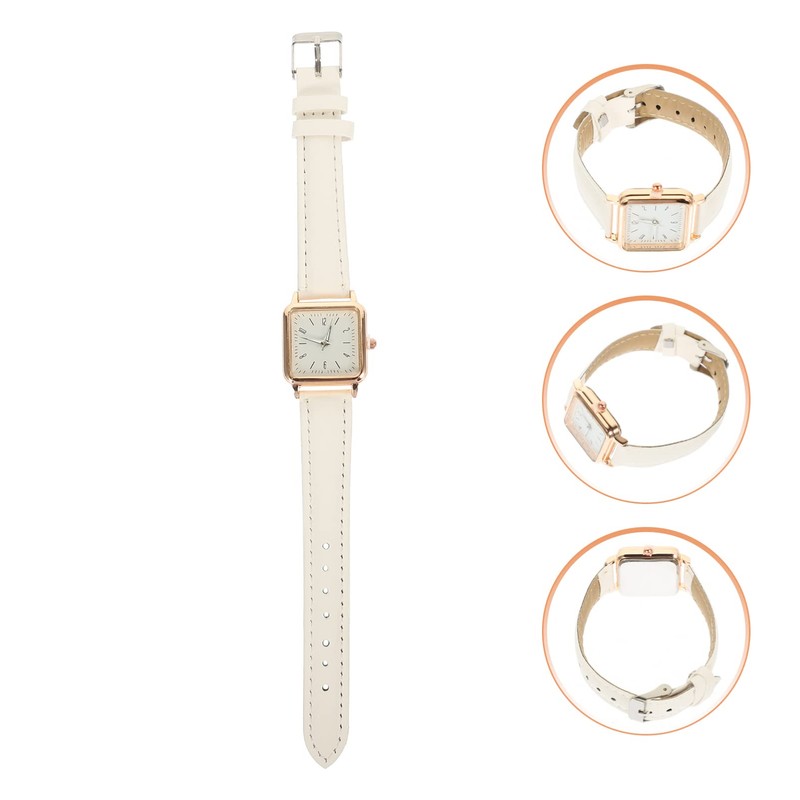 Gatuida 2pcs Stylish Wrist Watch for Women Casual Design Imitation