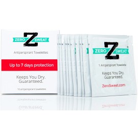 ZeroSweat Antiperspirant Wipes Deodorant | Clinical Strength Hyperhidrosis