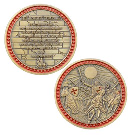 Jokimu The Knights Templar Challenge Coin Armor of God Coin