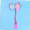 Baluue Unique Kids Bowknot Hair Ring Colorful Headwear Fake Braid