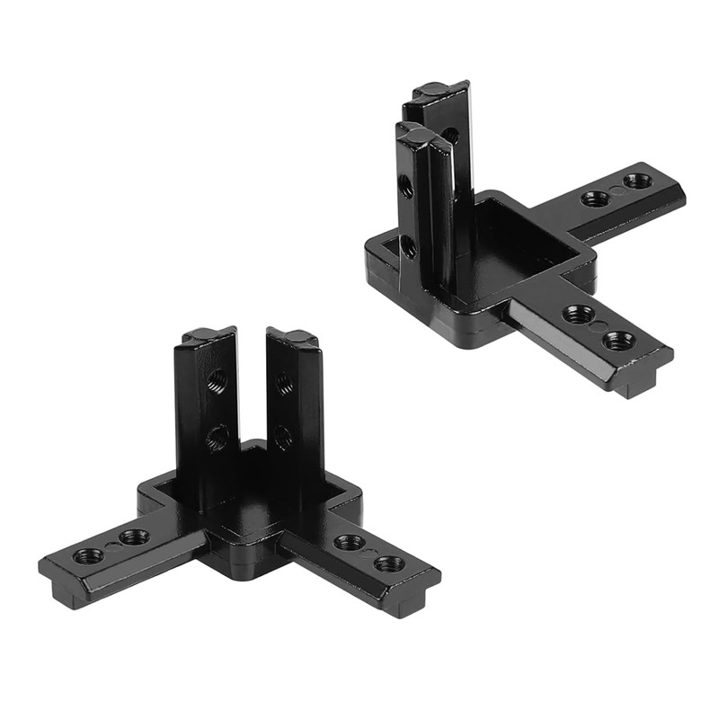 4 Pcs 3030 Series 3-Way End Corner Bracket, 3 Way