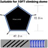 Hisecome Climbing Dome Hammock with Light, Accessory for Climbing Dome,