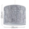 MiniSun MiniSun | Small Modern Grey Felt Weave Design Drum