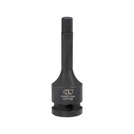 sourcing map 1/2" Drive x H8 (8mm) Impact Hex Bit Socket, Metric 3" Length, Cr-Mo Steel