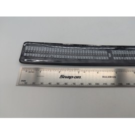 Snap-on 🔧 👨‍🔧 Snap On Tools Snapon Ruler120 US/Metric Stainless Steel Ruler Mechanic