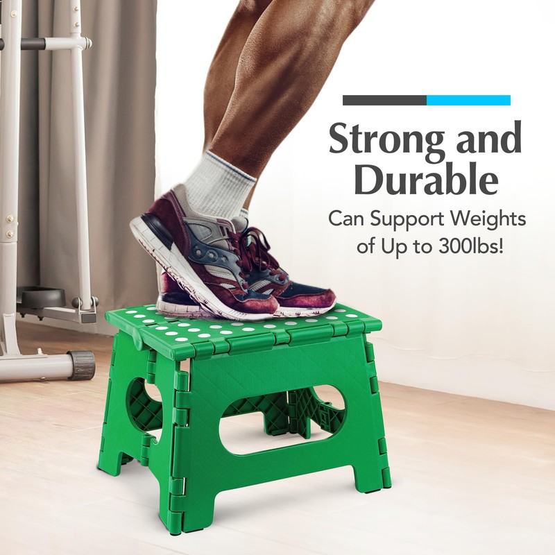 Handy Laundry Folding Lightweight Step Stool - Sturdy Enough to