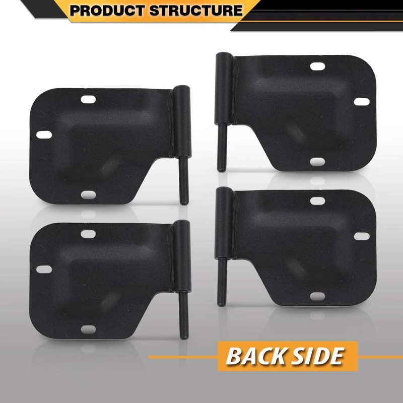 CNNELL Door Hinges 4pc Compatible with Humvee M998