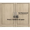 FIGEPO 6 Pack Child Proof U-Shaped Code Sliding Cabinet Door