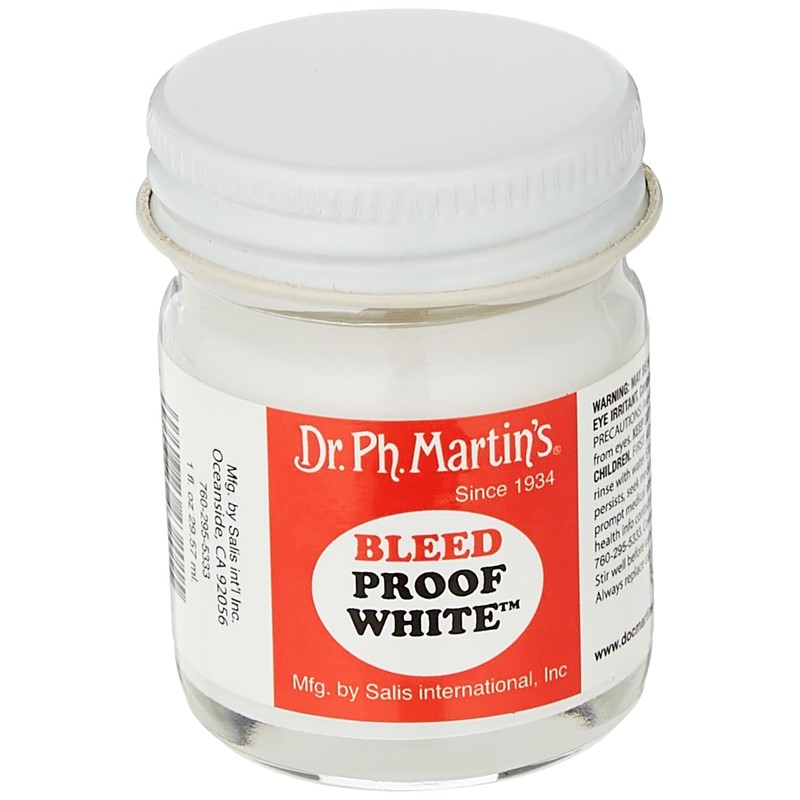 Dr. Ph. Martin's Bleed Proof White Fine Art Paint, 1.0