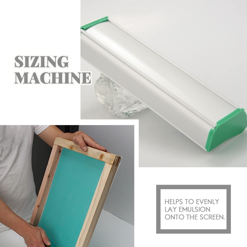 SUNCHSEN 1PC Aluminum Alloy 8 inch (20CM) Emulsion Scoop Coater