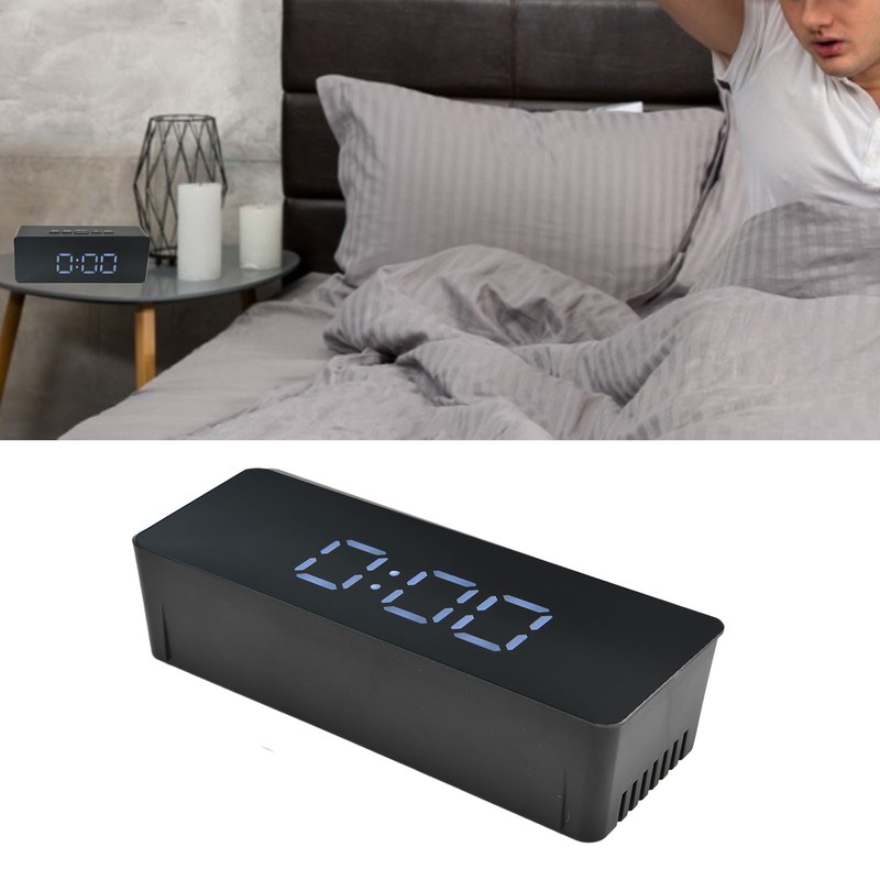 LED Clock Multifunctional USB Powered 3 Lighting Modes Snooze Time