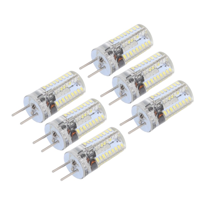 6Pcs GY6.35 LED Bulbs 5W AC 12V Warm White 2700