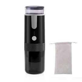HSTYAIG Portable Espresso Machine Type-C Rechargeable Coffee Machine Mini Electric Powder Capsule Coffee Maker 15 Bar Pressure Suitable for Capsule & Coffee Powder for Camping, Travel, Outdoor, RV
