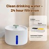 LIFFY Small Pet Water Fountain 2.6L Automatic Water Dispenser for