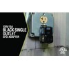 Yellow Jacket 2762, 120-Volt, 15-Amps, 1800-Watts Single Outlet GFCI Adapter,