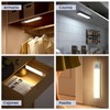 HEEDU 4PCS Luces para Debajo del Clóset, Luz Led con