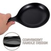Kichvoe Spoon Plate with Handle Korean Handheld Plate Melamine Serving