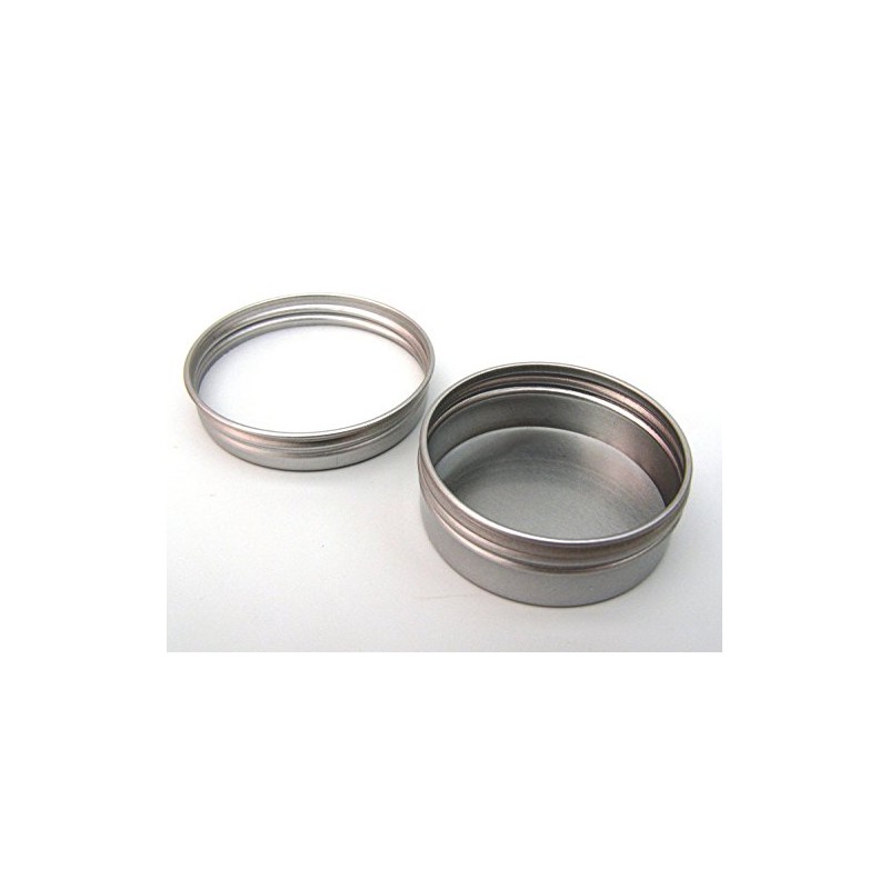 10x 10ml Aluminium Lip Balm Pots 10ml Capacity Empty Small