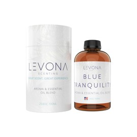 Levona Scent Pure Essential Oils: Blue Tranquility Essential Oils - Home Luxury Scents for Diffusers for Home, Hotel & Office - Scented Fragrance Oil Blends - Essential Oil for Humidifiers - 700 Ml