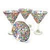 Mexican Hand Blown Glass – Set of 4 Hand Blown