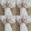 Split P Turkey Napkin Ring Set of 4