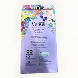 Gillette Venus Rifle Paper Co Deluxe Smooth Sensitive Razor With Shower Hook